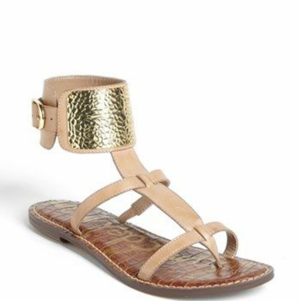Sam Edelman Genette Gladiator Sandals Gold 9.5